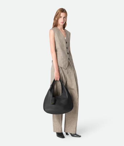 BOTTEGA VENETA ブラウン レザー トートバッグ 大きめ 肩掛け BOTTEGA VENETA ブラウン レザー トートバッグ 大きめ 肩掛け