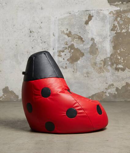 Pouf coccinelle petit format