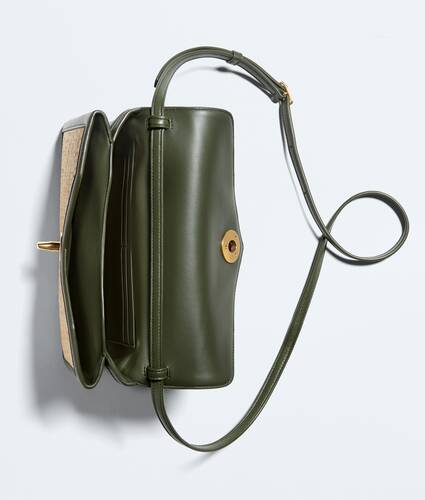 Women's Knot Lock in Natural/green tweed Bottega Veneta United States EN - Image 3