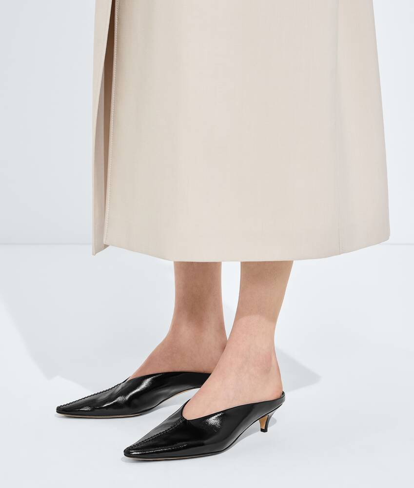 D&eacute;collet&eacute; mule Vesta da Donna in Black Bottega Veneta Italia IT - Image 2