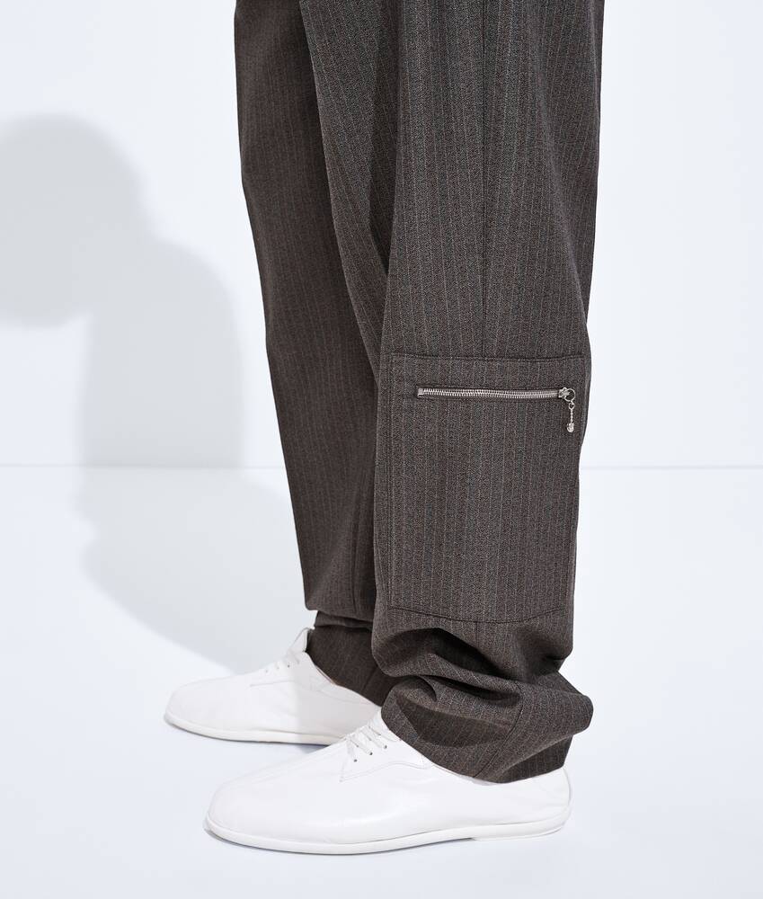 Men's Wool And Mohair Pants in Desert/gray melange Bottega Veneta Germany EN - Image 5