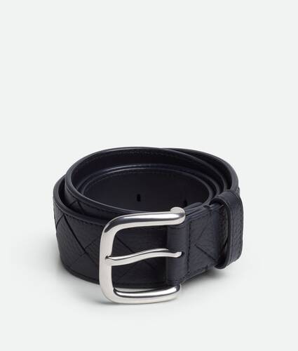 Men's Intrecciato Belt in Nocturnal Bottega Veneta Japan EN - Image 1