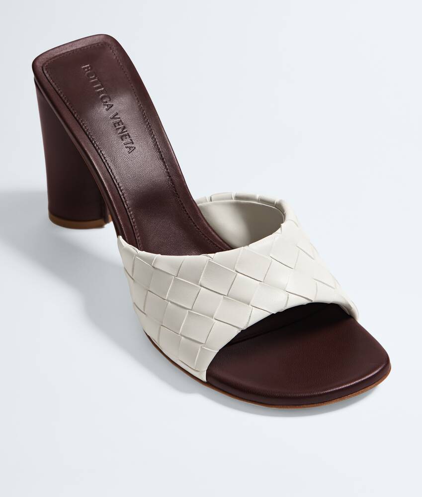 Mule Livia da Donna in Alabaster/cioccolato Bottega Veneta Italia IT - Image 4