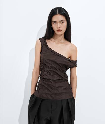Washed Silk Taffeta Top