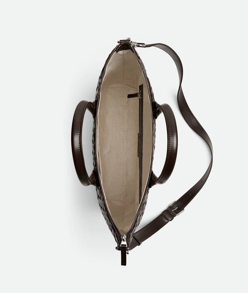 Men's Intrecciato Zipped North-South Tote in Fondant Bottega Veneta United Kingdom EN - Image 3