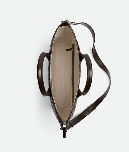 Tote Intrecciato North-South con zip da Uomo in Fondant Bottega Veneta Italia IT - Image 3