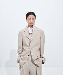Beige/light blue