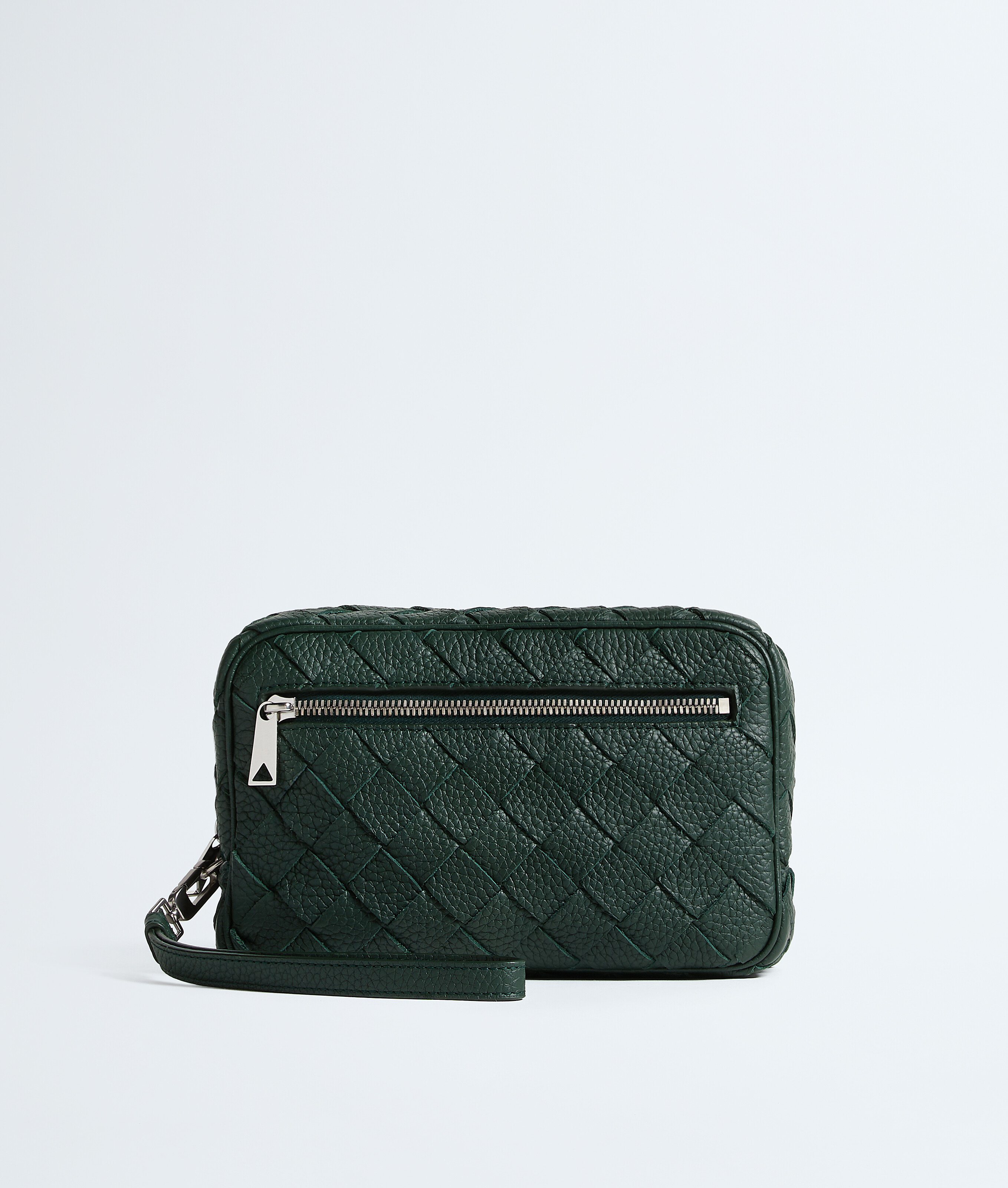 Intrecciato Small Pouch With Wristlet