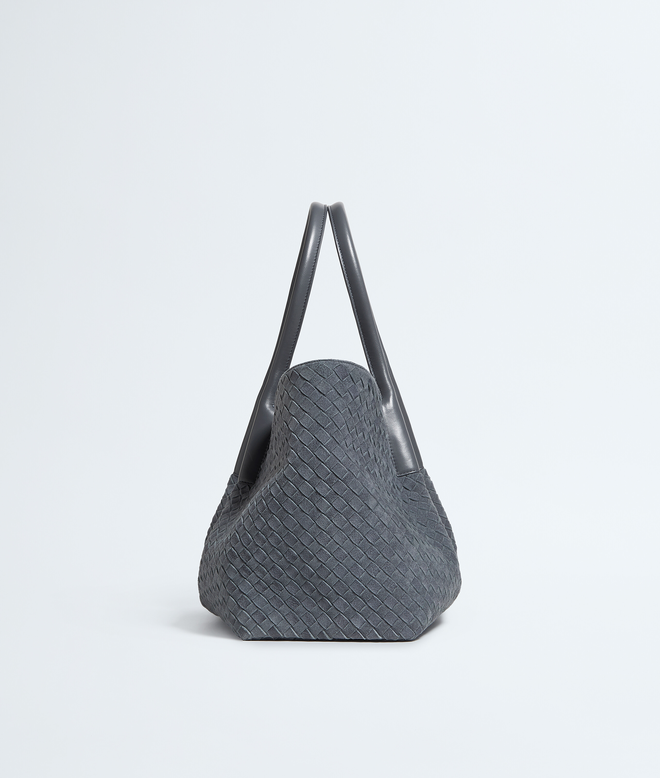 Women's Large Pinacoteca in Cloudy indigo/gravel Bottega Veneta Taiwan EN - Image 4