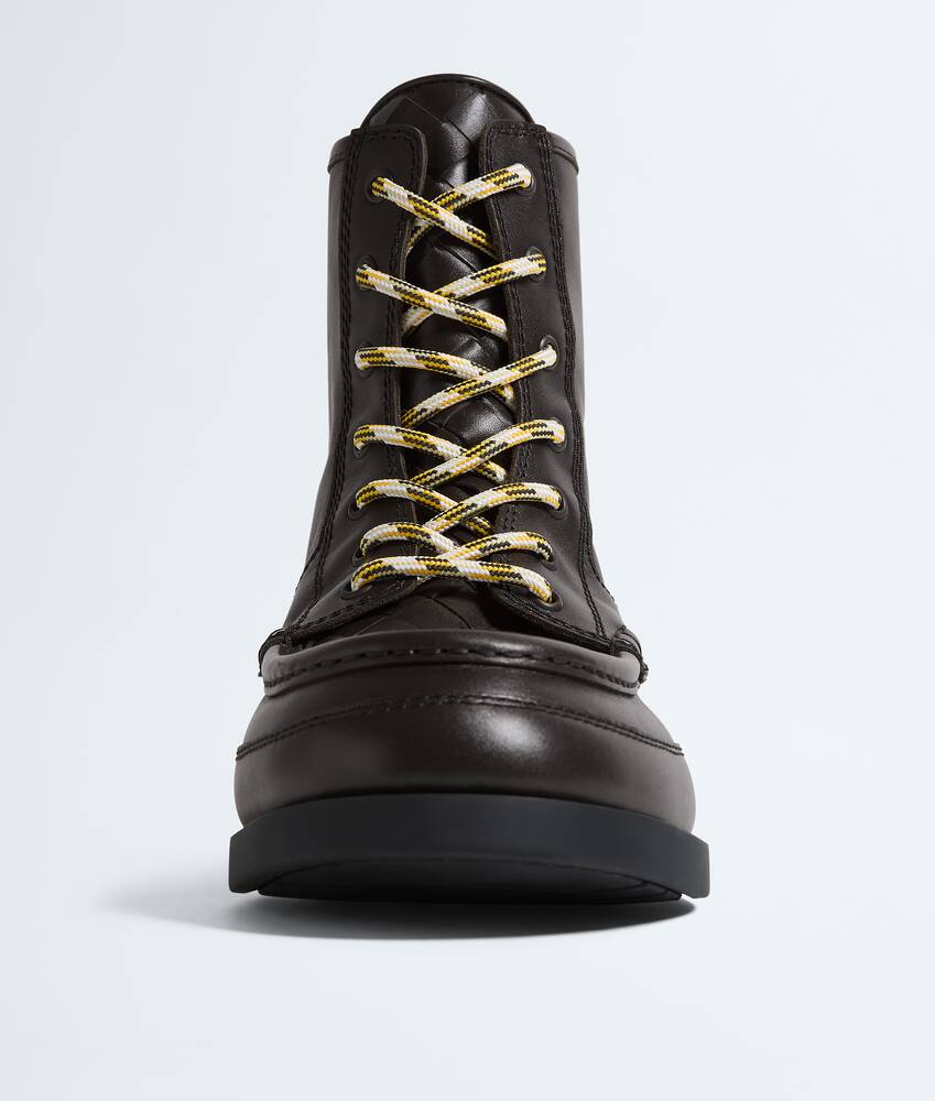 Men's Pier Lace-Up Ankle Boot in Espresso Bottega Veneta Italy EN - Image 6