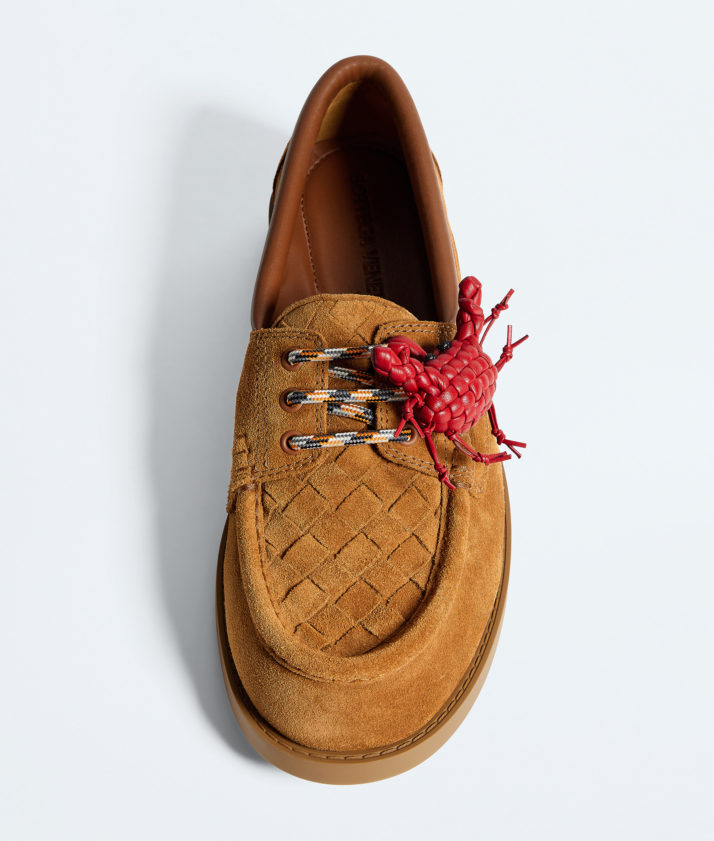 Men's Pier Boat Shoe  in Tannin Bottega Veneta Malta EN - Image 6