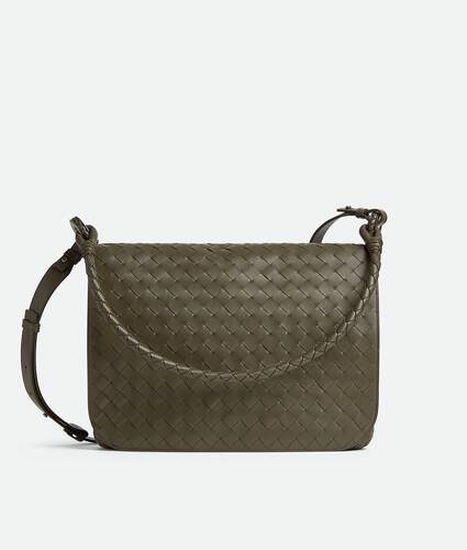 Men's Small Swing Messenger in Cypress Bottega Veneta Spain EN - Image 1