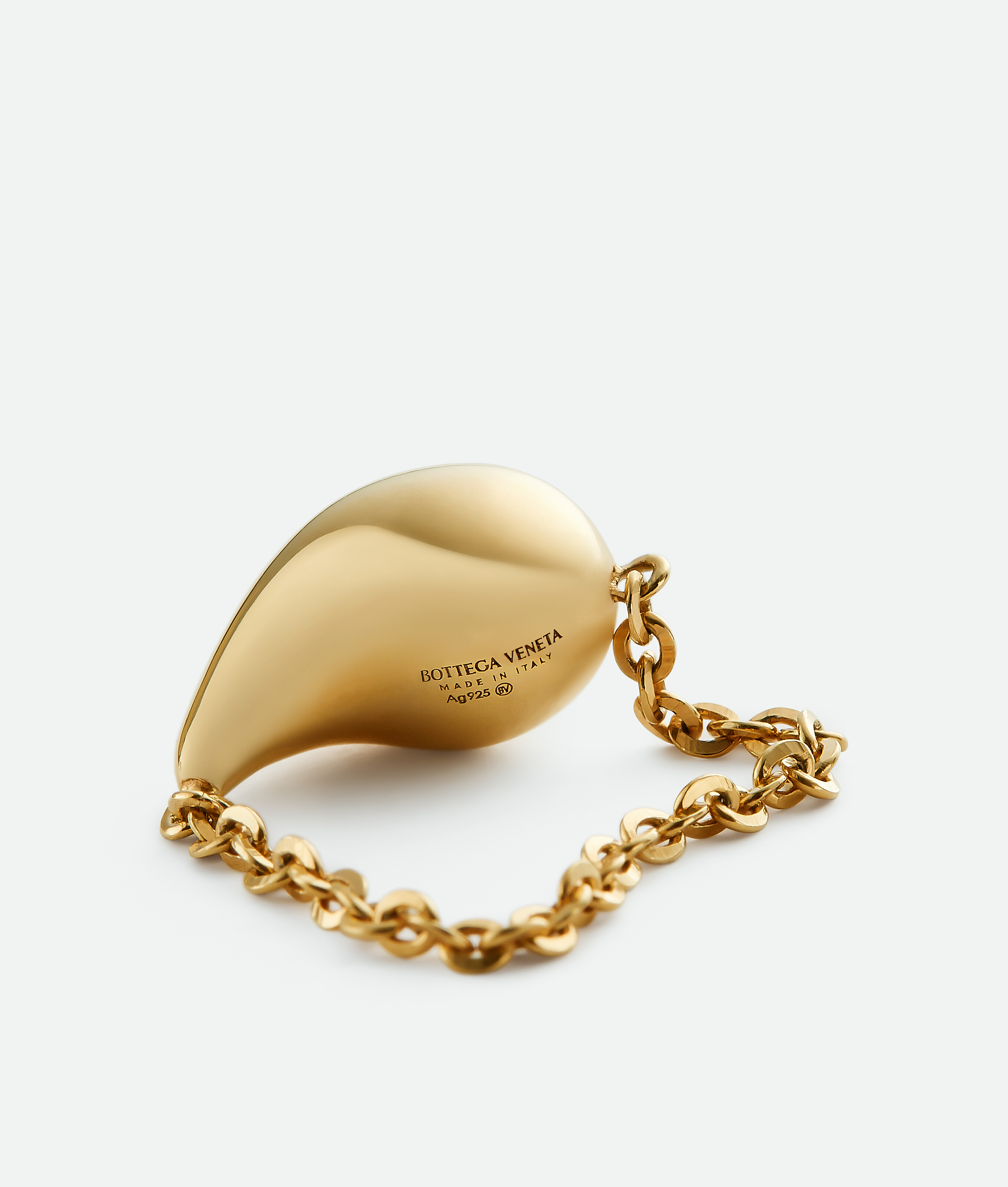 Women's Drop Ring in Yellow gold Bottega Veneta Luxembourg EN - Image 4