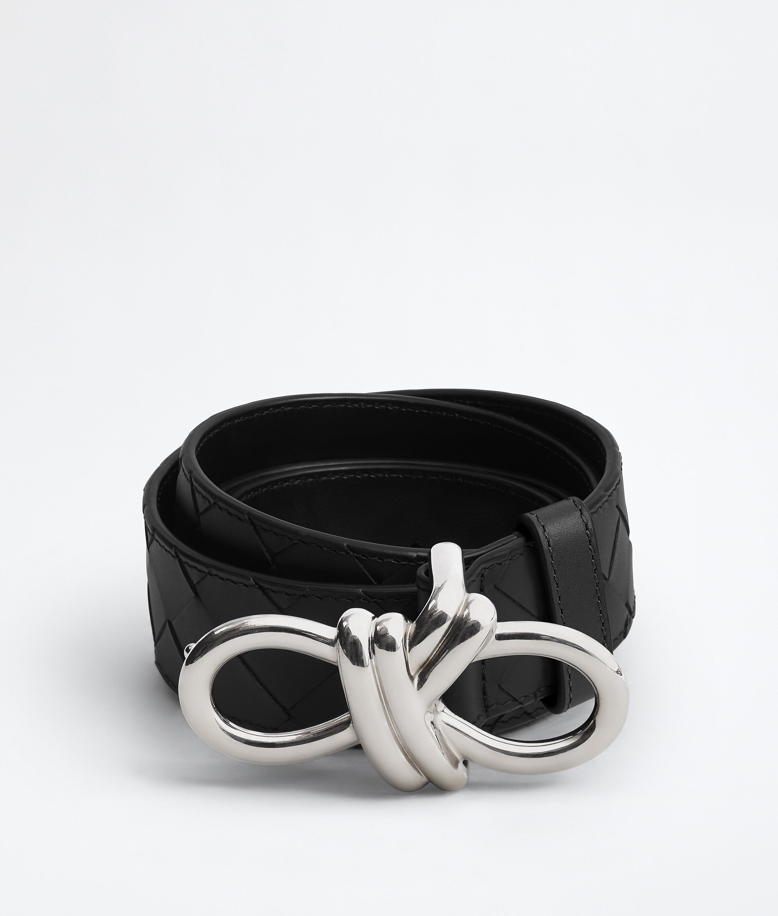 Men's Andiamo Belt in Black Bottega Veneta Luxembourg EN - Image 1