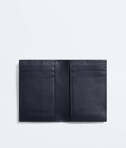 Men's Intrecciato Flap Card Case in Midnight/taxi Bottega Veneta Greece EN - Image 2