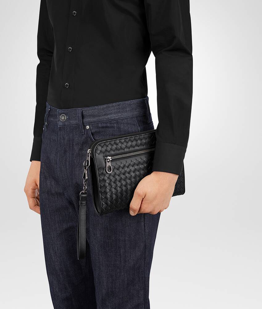 收纳包 为 男士 在 黑色 Bottega Veneta 新加坡 ZH - Image 2