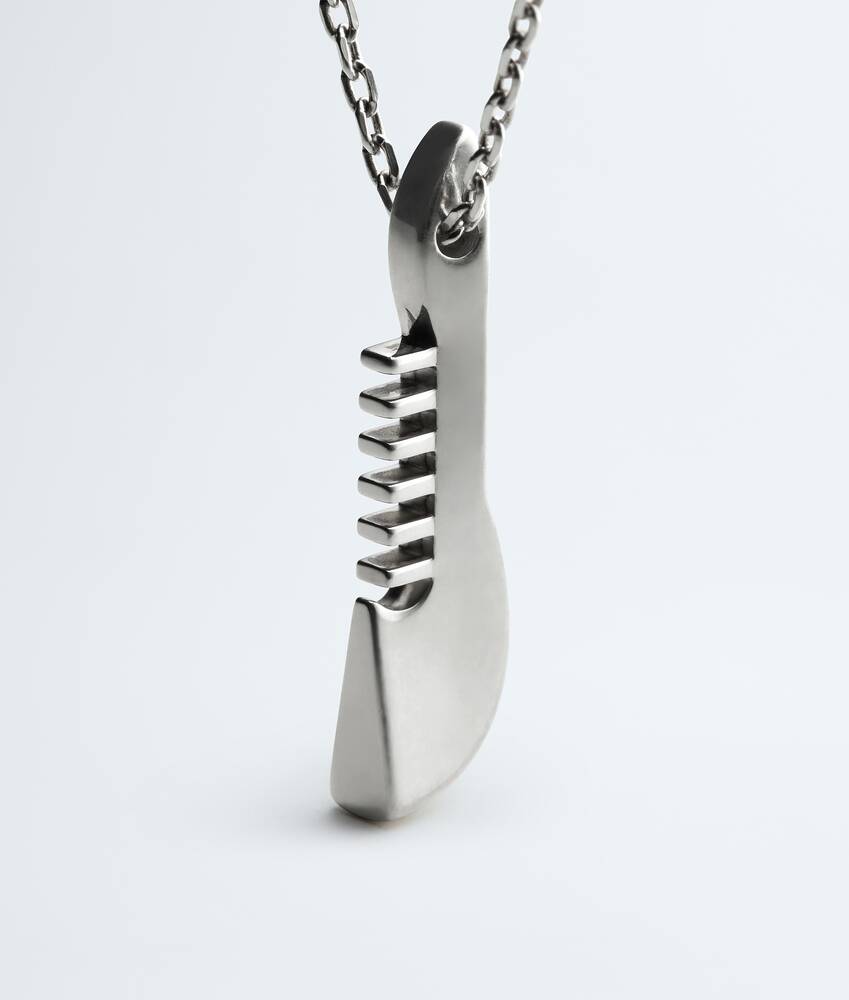 Men's Veneta Necklace in Silver Bottega Veneta Canada EN - Image 2