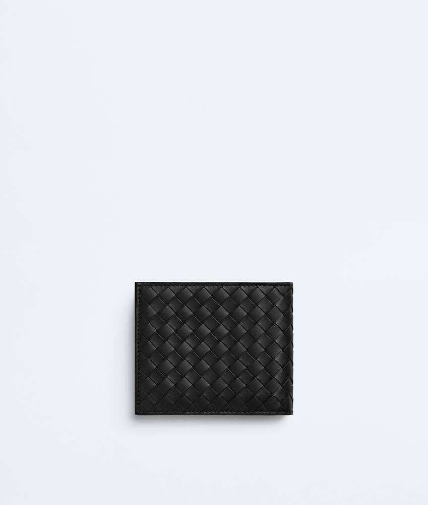 Men's Intrecciato Piccolo Bi-Fold Wallet With Coin Purse in Black Bottega Veneta Hong Kong SAR China EN - Image 3