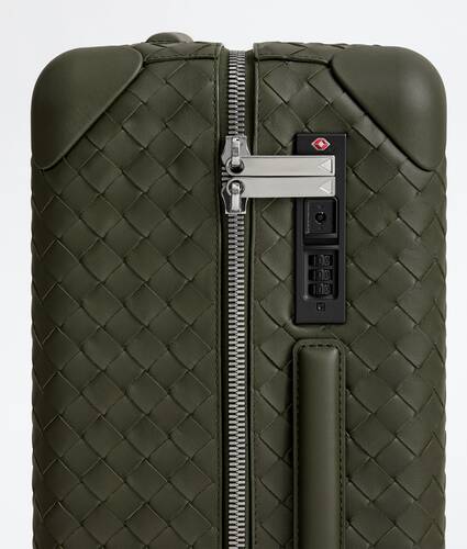 Trolley da cabina Odyssey Intrecciato da Uomo in Bark green Bottega Veneta Italia IT - Image 6