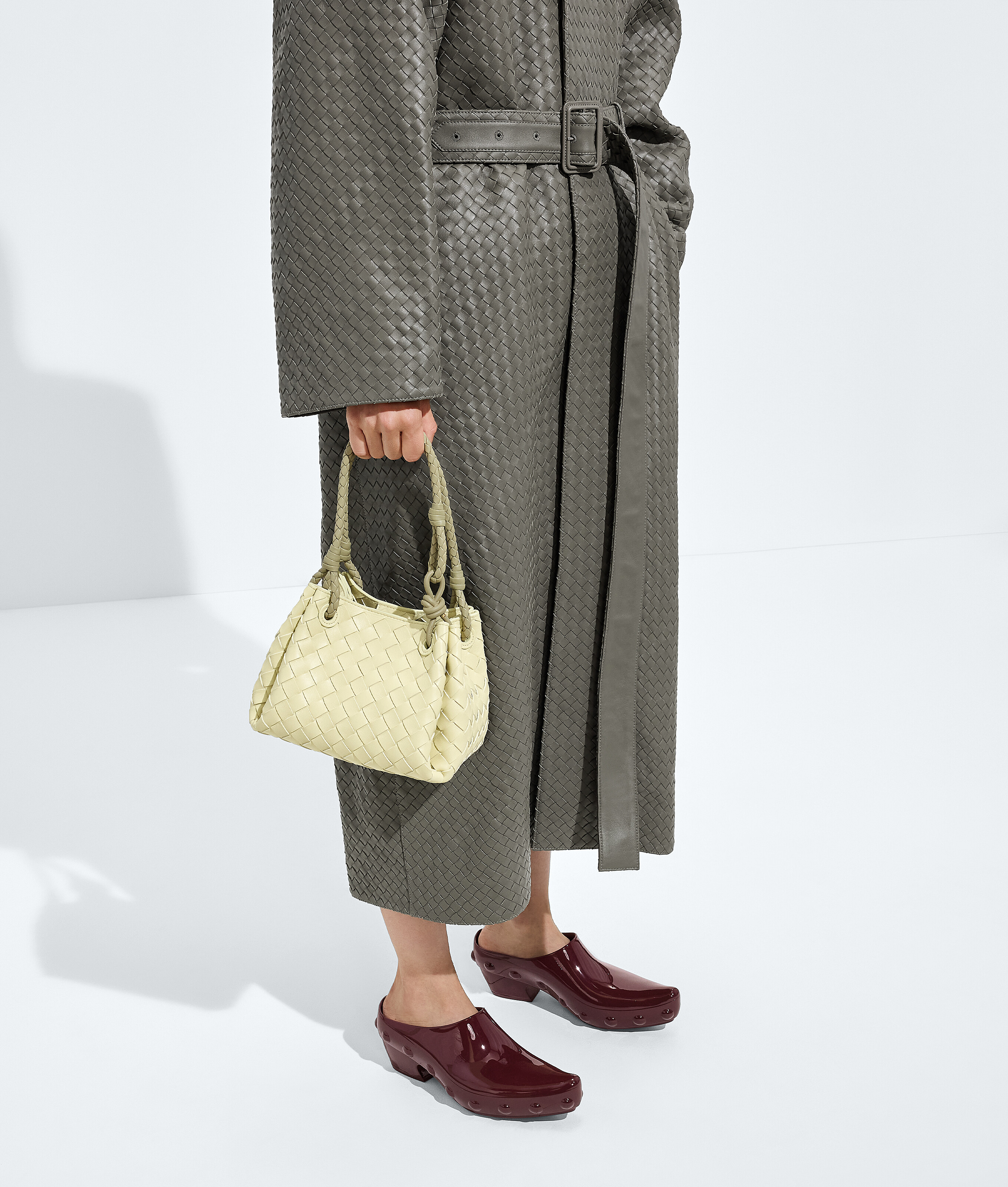 Women's Small Parachute in Sour/travertine Bottega Veneta Estonia EN - Image 2