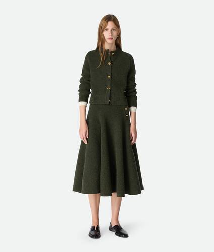 Wool Bouclé Skirt