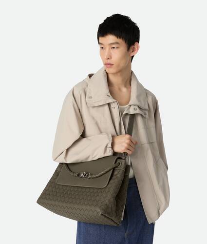 Men's Andiamo Messenger in Cypress Bottega Veneta Denmark EN - Image 2