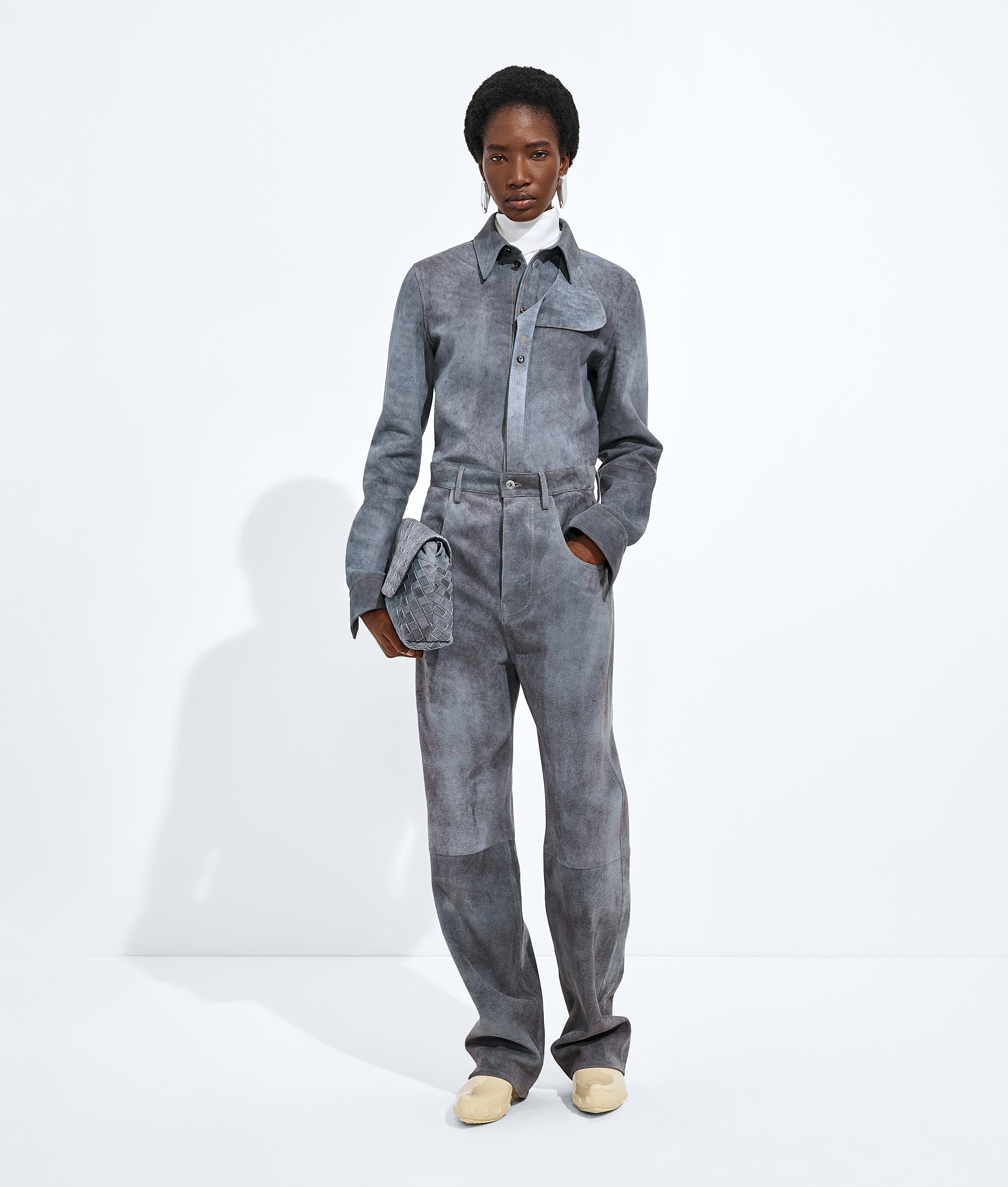 Cloudy Suede Pants