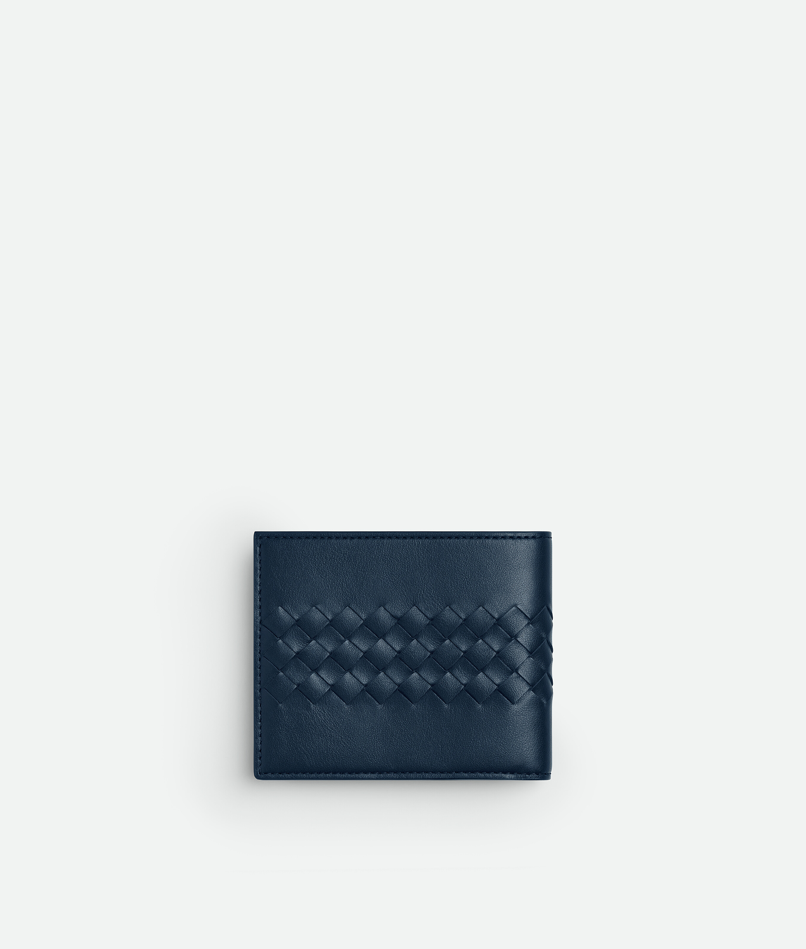 Men's Intrecciato Piccolo Bi-Fold Wallet in Neptune Bottega Veneta Portugal EN - Image 3
