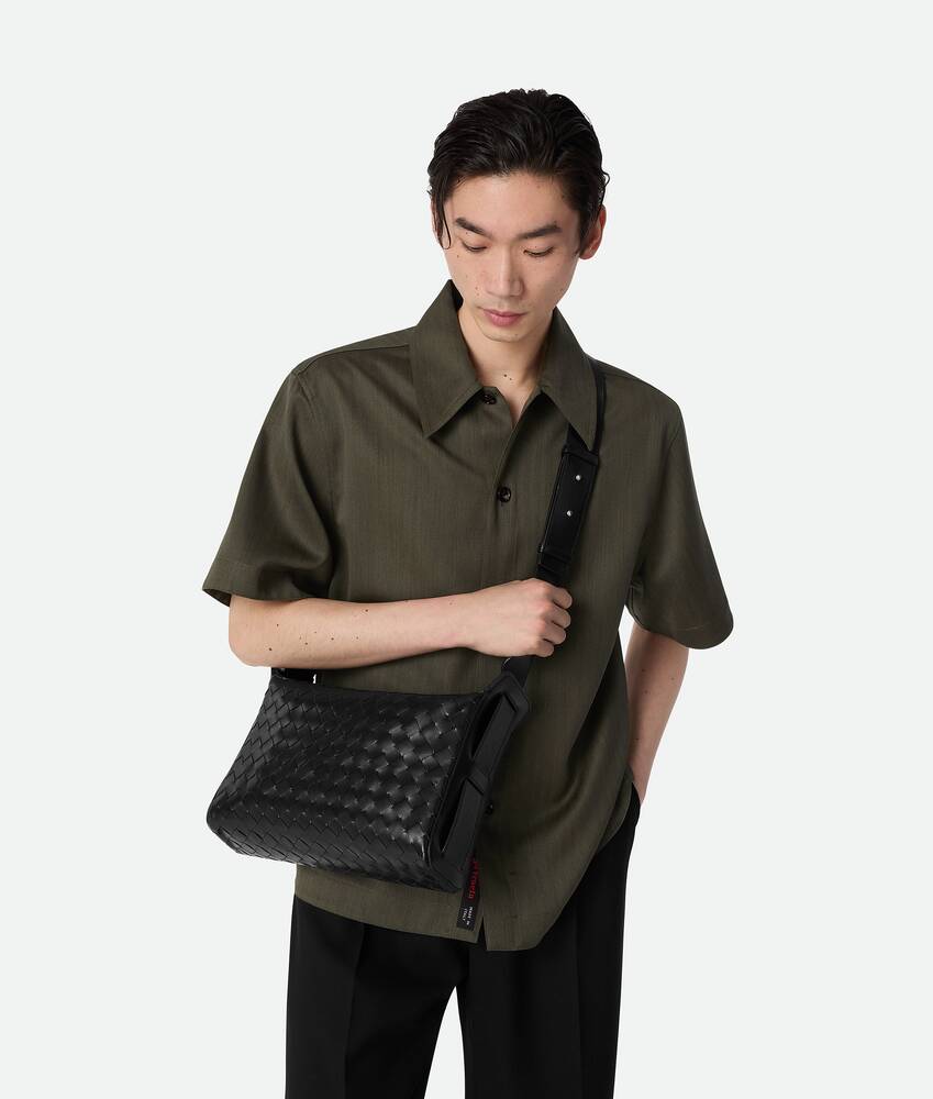 Men's Intrecciato Tribeca Top Handle in Black Bottega Veneta Thailand EN - Image 2