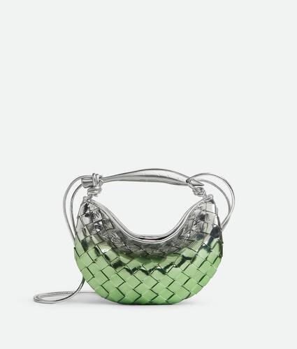 Bolso Baby Sardine para Mujer en Fresh mint/silver Bottega Veneta M&eacute;xico ES - Image 1