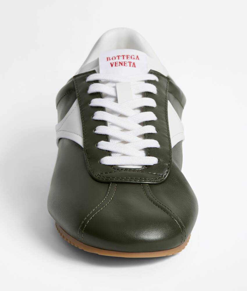 Women's Shot Sneaker in Bark green/alabaster Bottega Veneta United Kingdom EN - Image 4