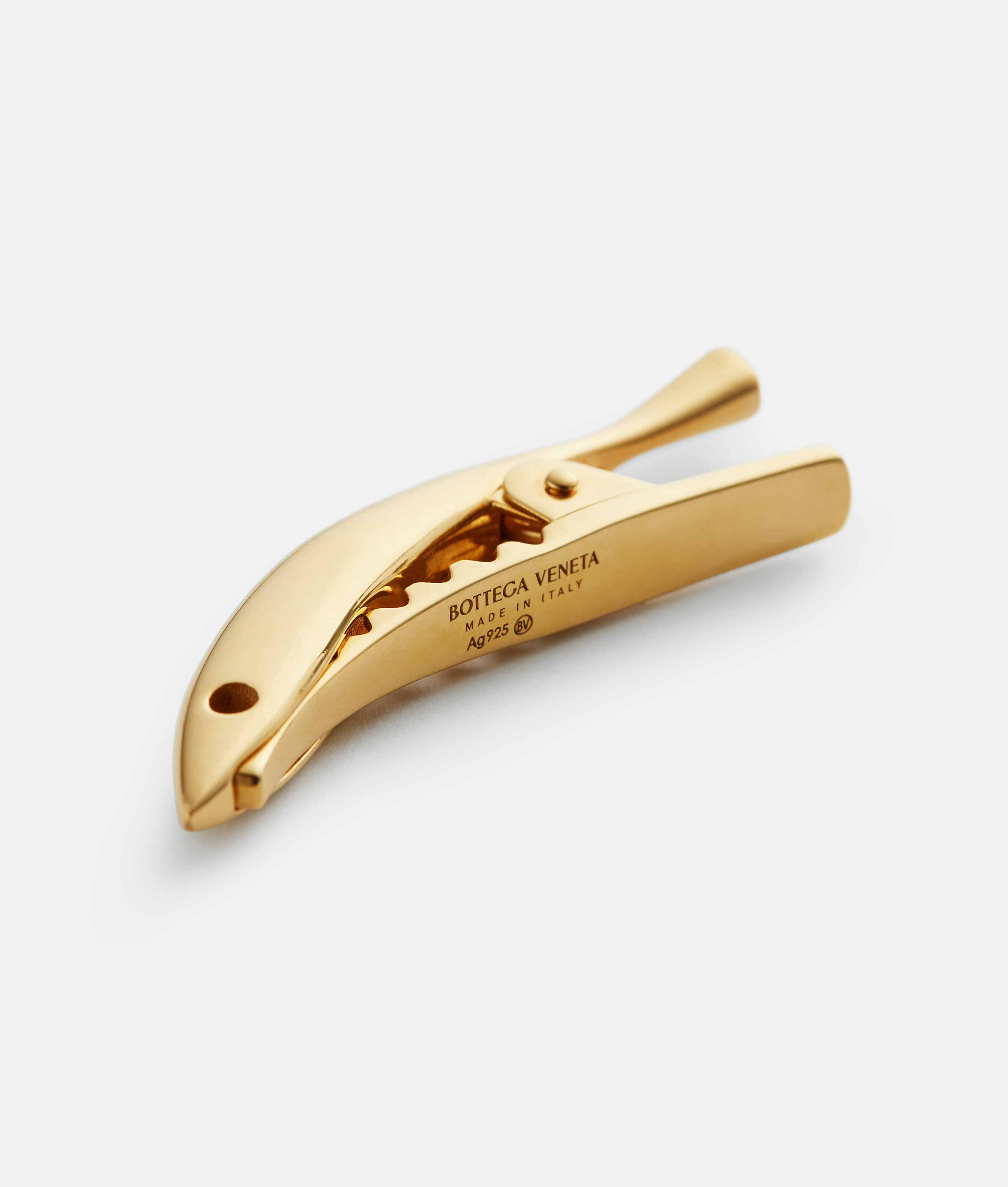 Women's Sardine Hair Clip in Yellow gold Bottega Veneta Zimbabwe EN - Image 4