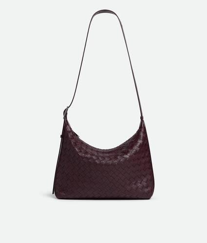 Ele's Bolsa traveler pequena em Dark barolo Bottega Veneta Brasil PT - Image 1