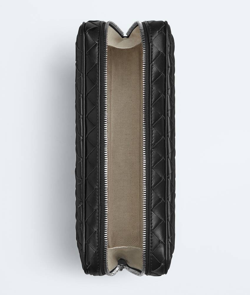 Men's Intrecciato Large Organizer in Black Bottega Veneta Japan EN - Image 3