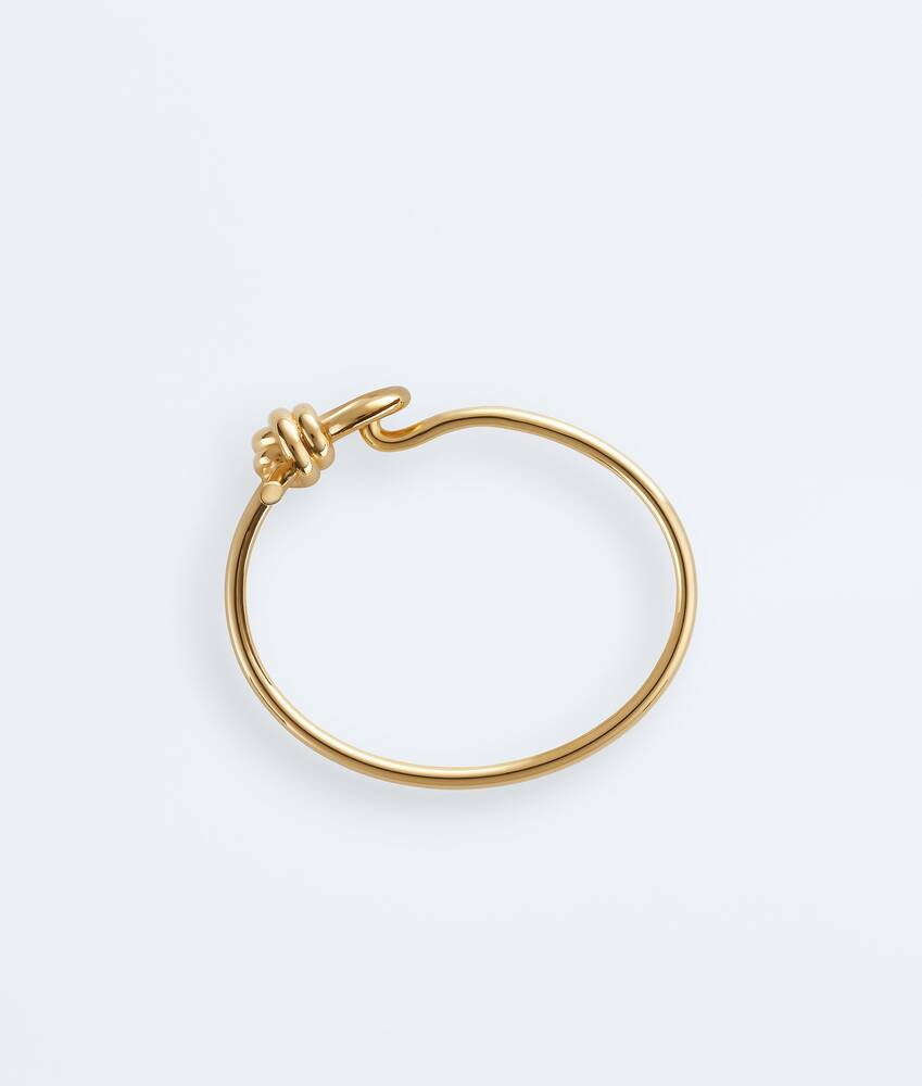 Women's Knot Bracelet in Yellow gold Bottega Veneta Italy EN - Image 3
