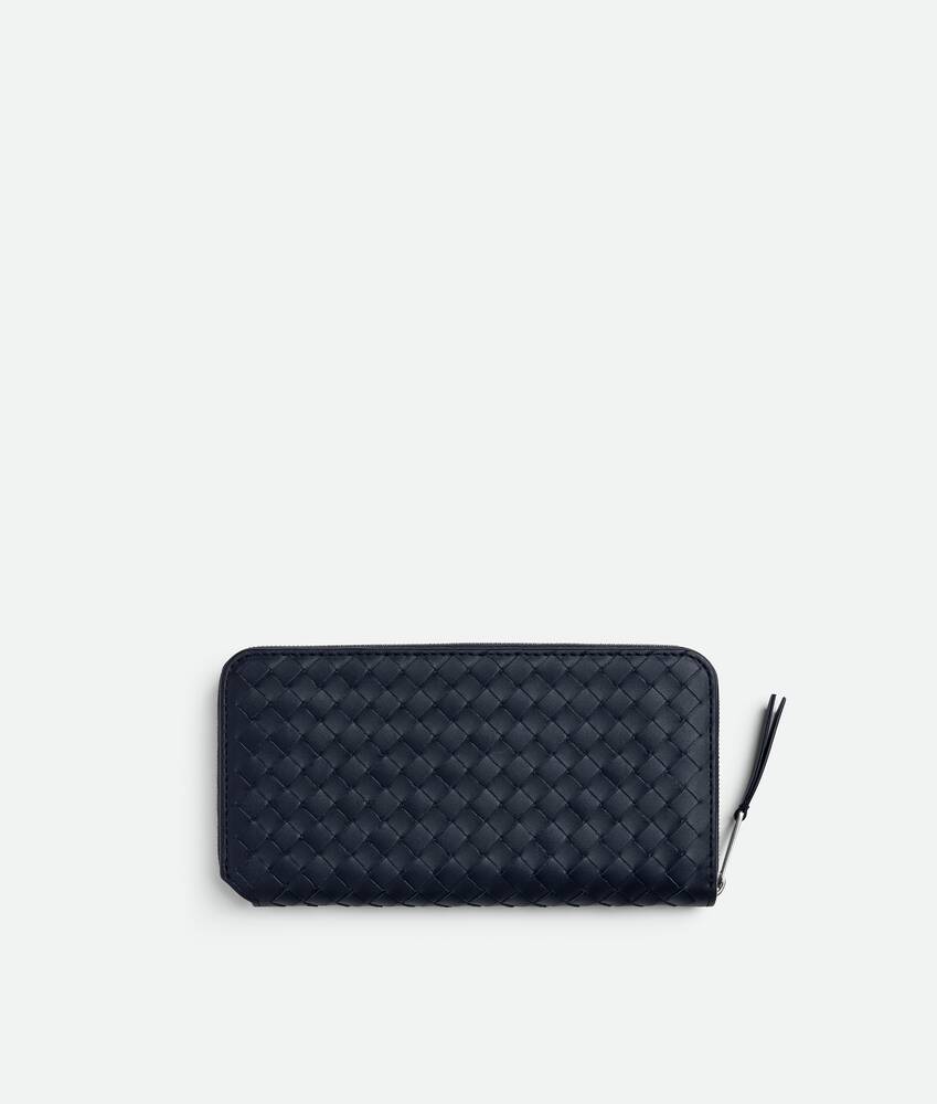 Men's Intrecciato Piccolo Zip Around Wallet in Space Bottega Veneta Macao SAR China EN - Image 4