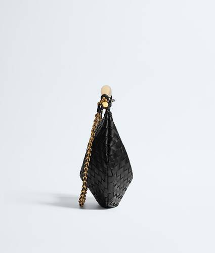 Ela's Sardine Chain em Black Bottega Veneta Brasil PT - Image 4