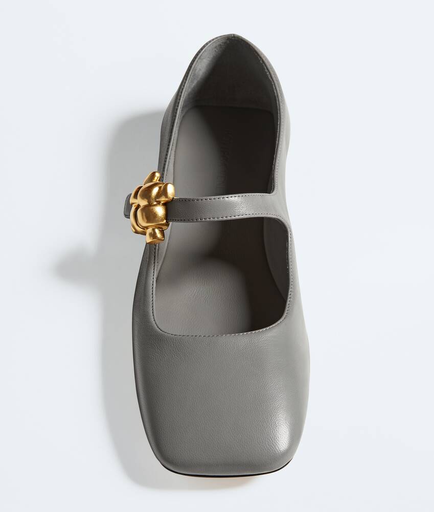 Women's Charlotte Mary-Jane Ballerina in Basalt Bottega Veneta Romania EN - Image 4