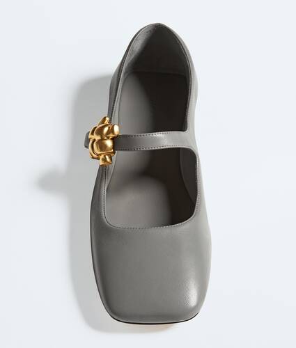 Women's Charlotte Mary-Jane Ballerina in Basalt Bottega Veneta Romania EN - Image 4