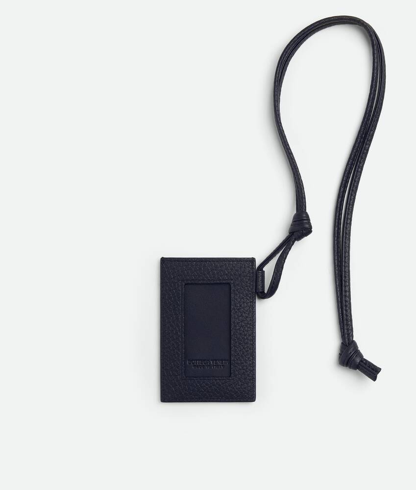 Men's Intrecciato Badge Holder in Nocturnal Bottega Veneta Qatar EN - Image 2