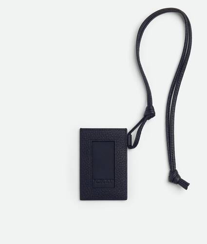Men's Intrecciato Badge Holder in Nocturnal Bottega Veneta Spain EN - Image 2