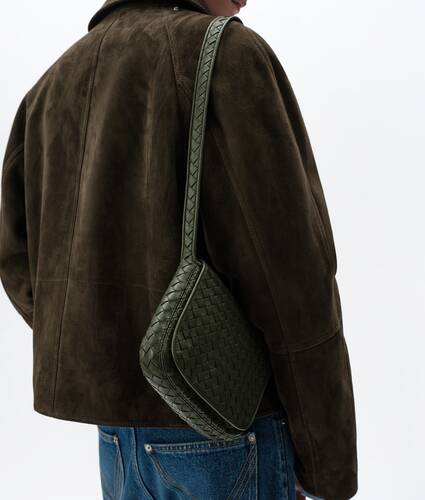 Mini sac messenger Veneto pour Homme en Bark green Bottega Veneta Canada FR - Image 2