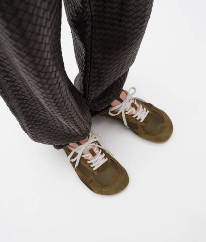 Women's Orbit Flash Sneaker in Olive oil/terra pink Bottega Veneta Hong Kong SAR China EN - Image 2