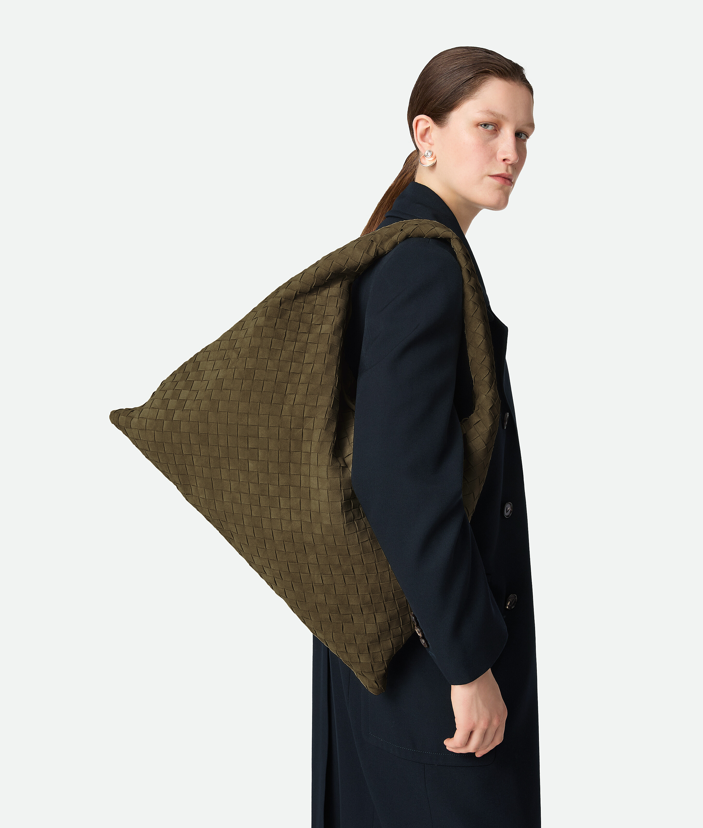 Bottega Veneta Large Hop In Brown
