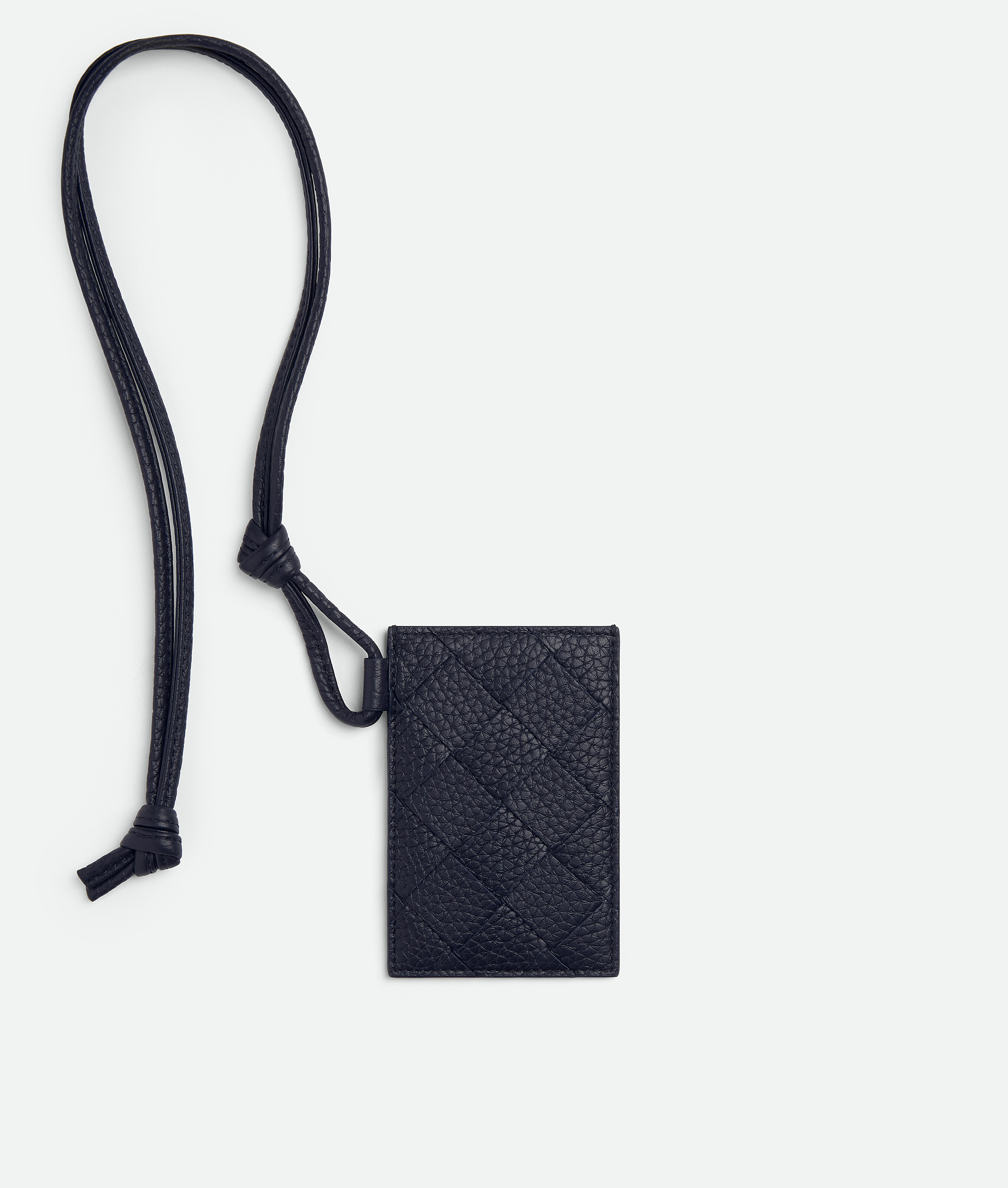 Intrecciato Badge Holder
