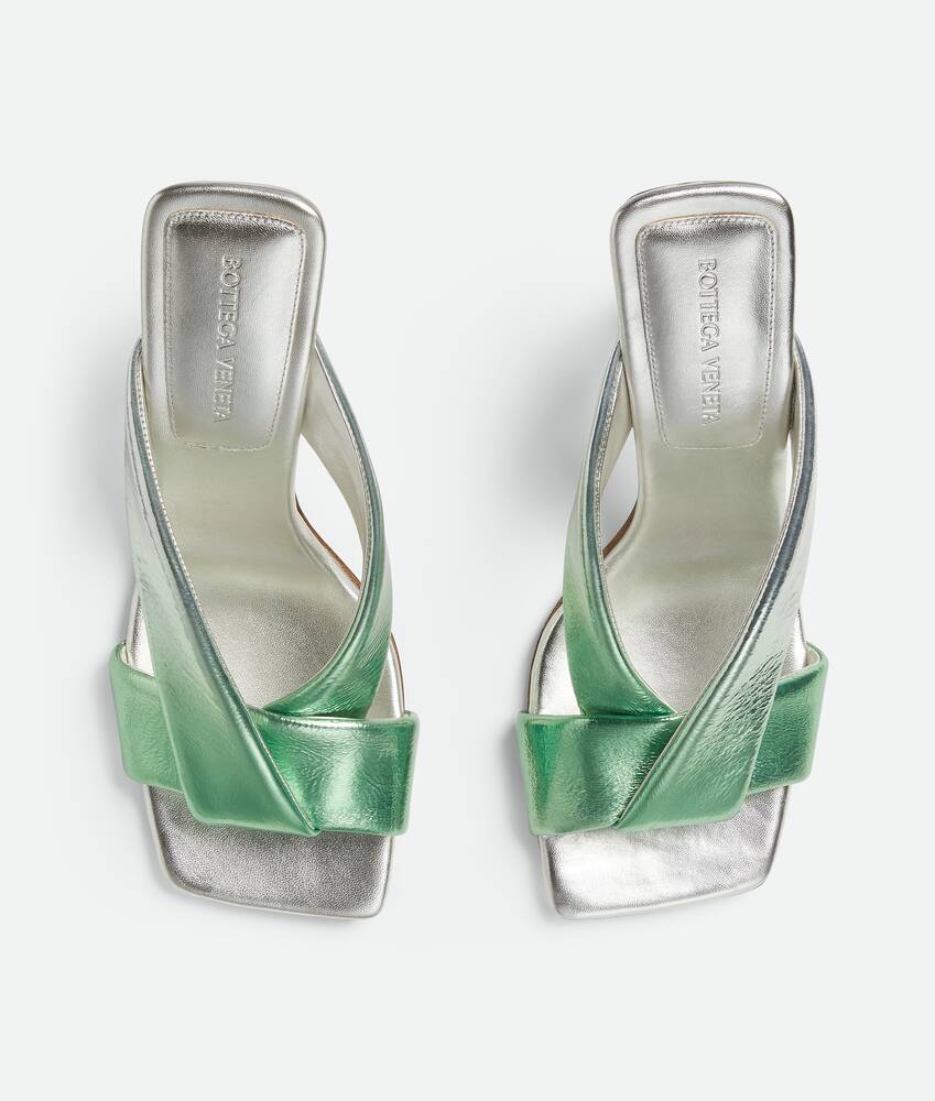 Mule Riva para Mujer en Silver/fresh mint Bottega Veneta M&eacute;xico ES - Image 5