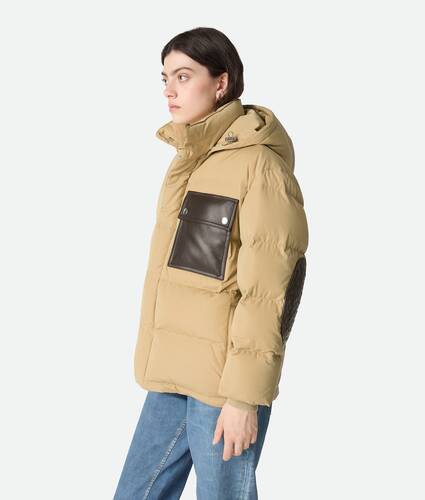 テック コットン パファー ジャケット