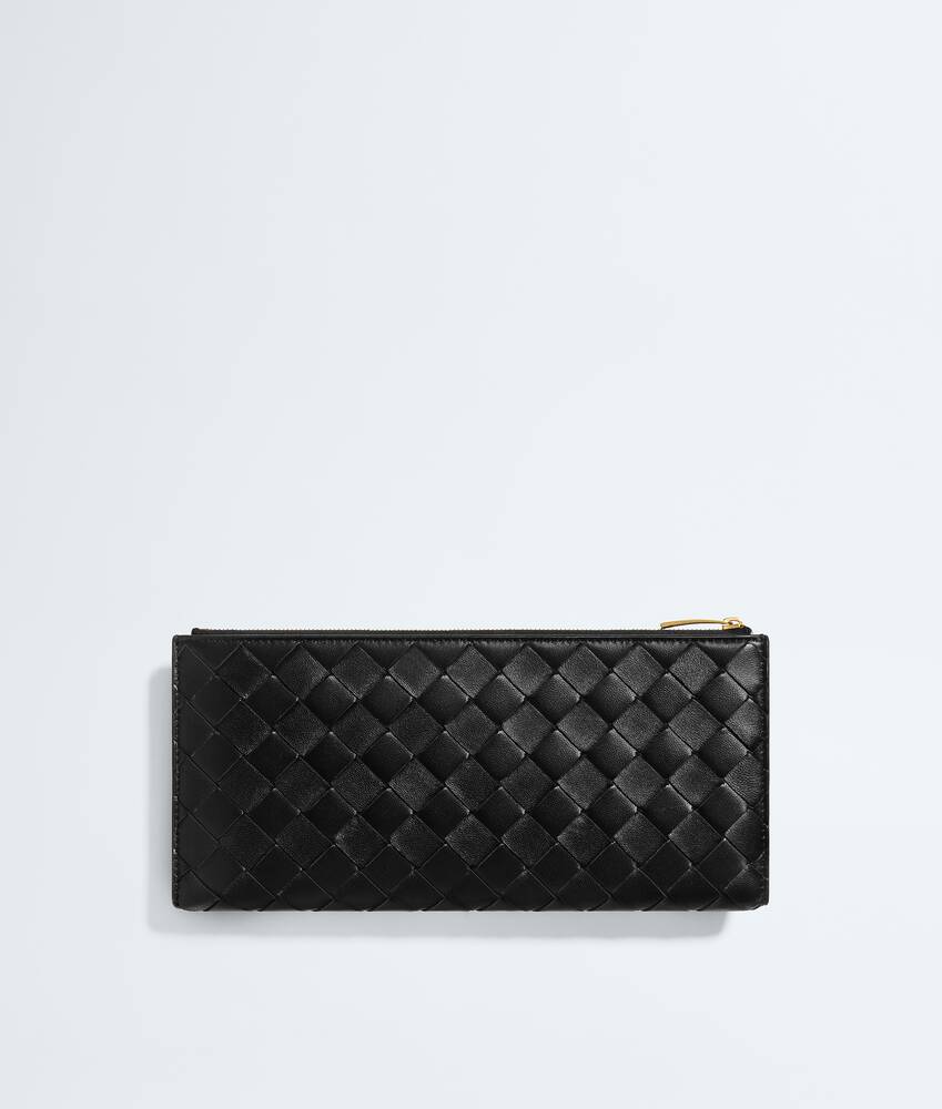 Women's Andiamo Wallet Organizer in Black Bottega Veneta Greece EN - Image 3