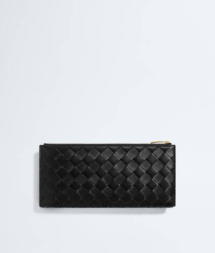 Women's Andiamo Wallet Organizer in Black Bottega Veneta Greece EN - Image 3