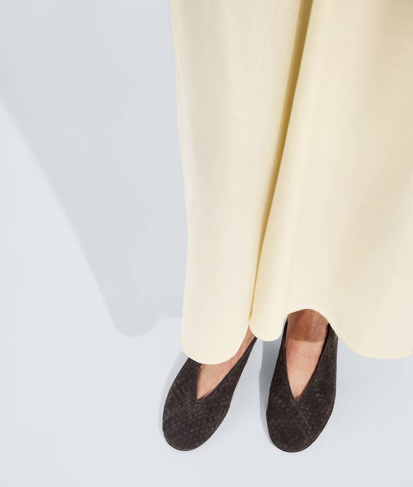 Women's Rosa Ballerina in Espresso Bottega Veneta Singapore EN - Image 2
